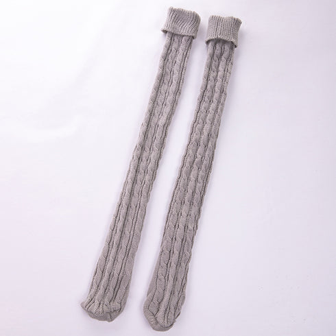 Long tube over the knee pile of socks - ROUTINE FASHION